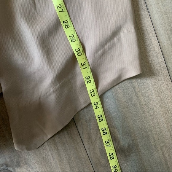 NWT Garnet Hill 100% tencel draped wrap blazer jacket taupe beige size 6 - Picture 7 of 8